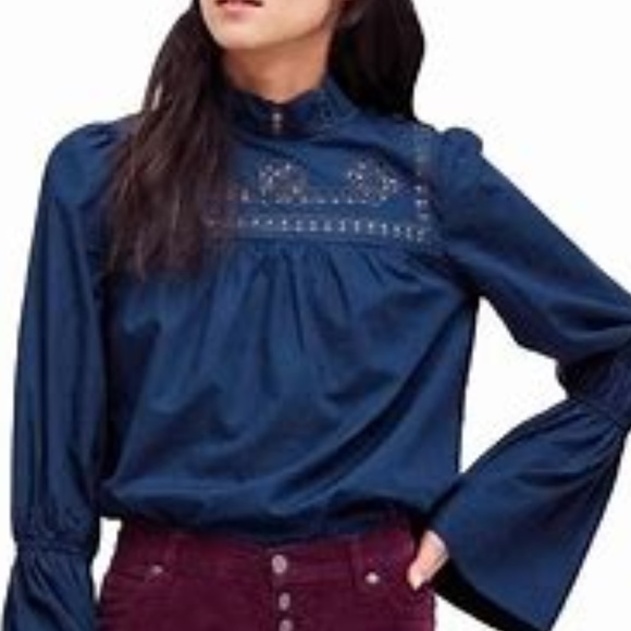 Another Eternity Blouse FREE PEOPLE Small NWT - Picture 2 of 6